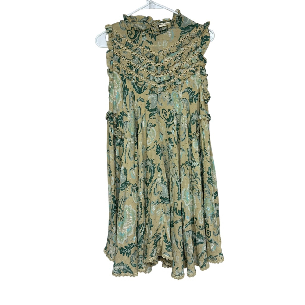 Spell and the Gypsy Collective Aurora Swing Dress Avocado Green Medium - Picture 4 of 14